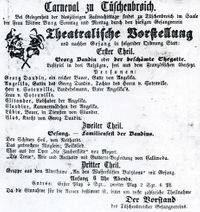 Anzeige des Tüschenbroicher Gesangvereins